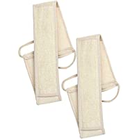Esponja para la espalda de Luffa- para ducha- baño- exfoliante de Loofah- masaje con sustancias naturales y…
